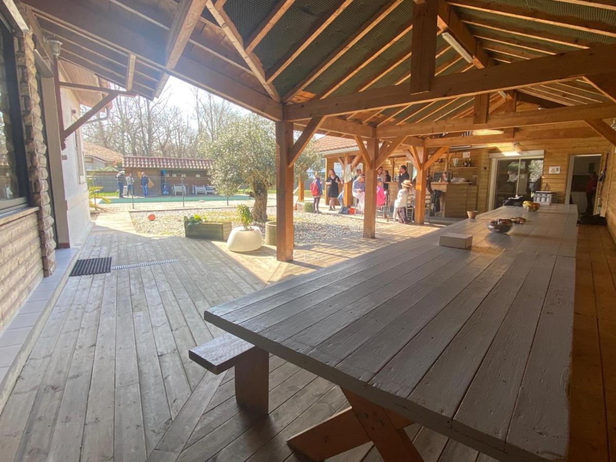 Ensemble De 3 Villas Avec Piscine Chauffee, Esprit Detente Sanguinet Zewnętrze zdjęcie