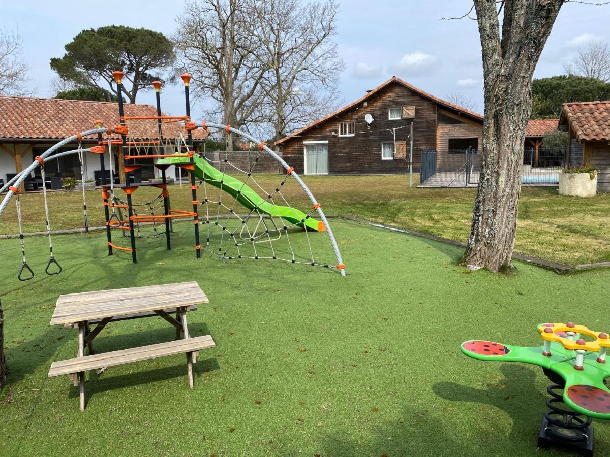 Ensemble De 3 Villas Avec Piscine Chauffee, Esprit Detente Sanguinet Zewnętrze zdjęcie